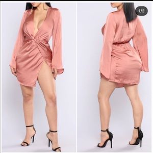 Fashinova sugar land satin dress